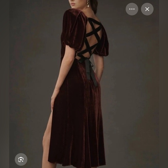 Reformation Dresses & Skirts - Reformation Burgundy Velvet Midi Dress